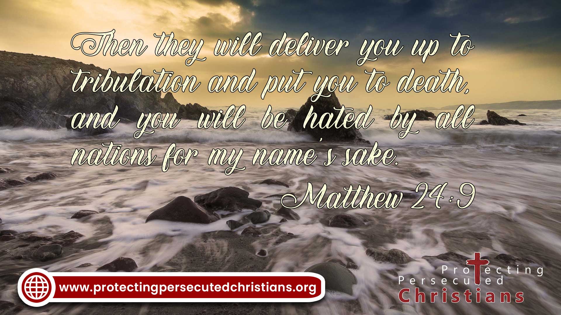 You will be hated by all nations for my name's sake | Matthew 24:9