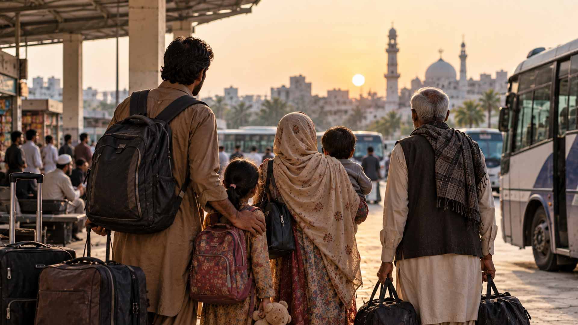 Person unable to safely return home after a blasphemy acquittal in Pakistan – illustrative image