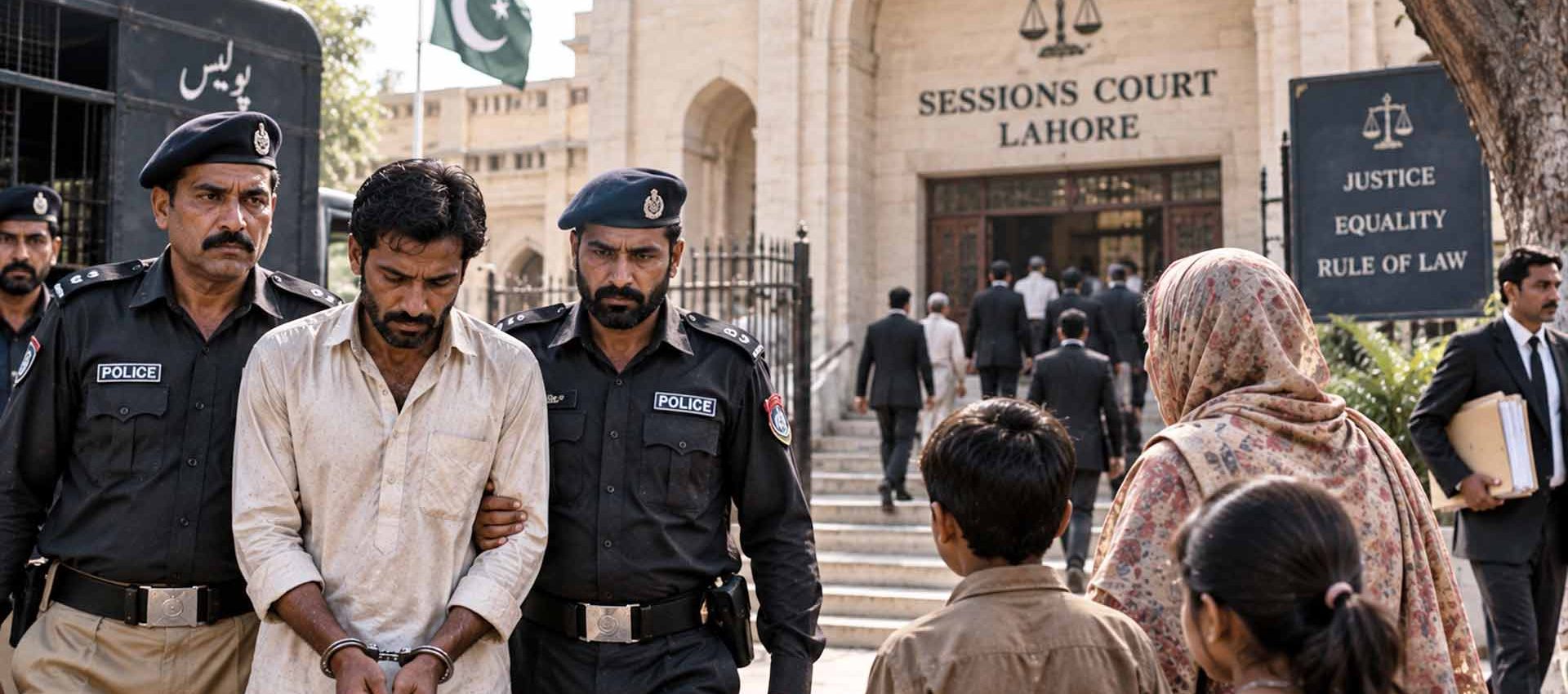 Stages of a blasphemy case in Pakistan from police investigation to court proceedings – illustrative image