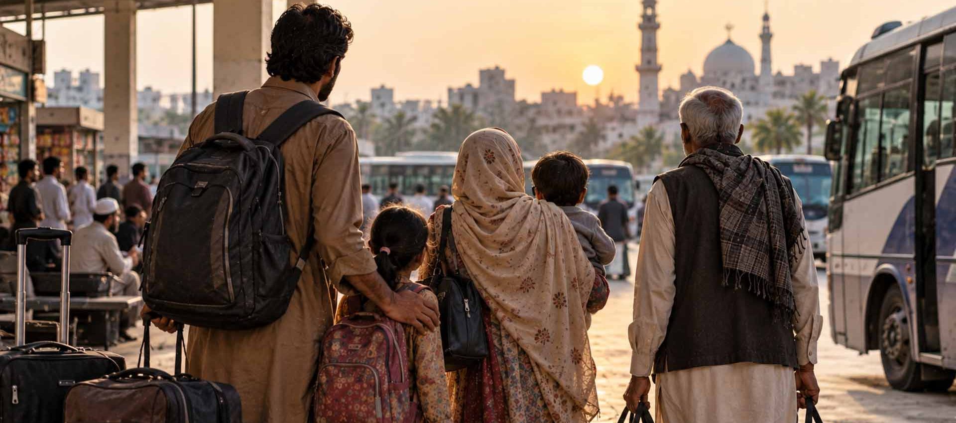 Person unable to safely return home after a blasphemy acquittal in Pakistan – illustrative image